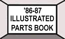 1986-87 Buick G-Body Illustrated Parts Catalog - Index